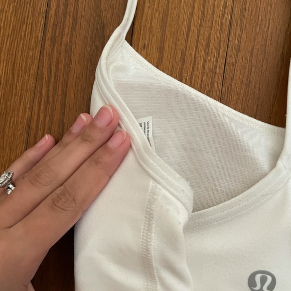 Flow Y bra size 8 white lululemon - Picture 4 of 5